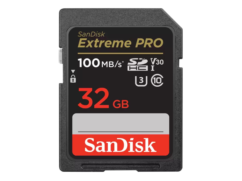 Sandisk 32GB SDHC Extreme PRO 100MB/s A2 C10 V30 UHS-I U3